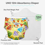 Freesize UNO Cloth Diaper (12Hrs Absorbancy)