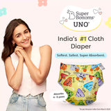 Poopy Face Freesize UNO Cloth Diaper