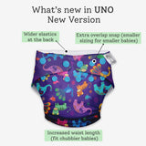 Freesize UNO Cloth Diaper (New Version)