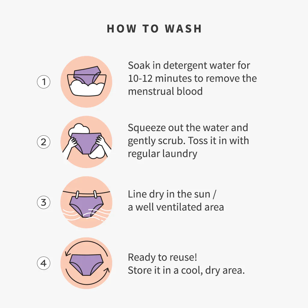 How To wash Period Underwear