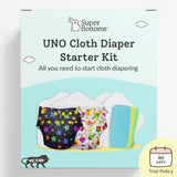 UNO Cloth Diaper Starter Kit with 2 Freesize UNO