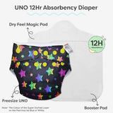 Freesize UNO Cloth Diaper (12Hrs Absorbancy)