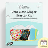 UNO Cloth Diaper Starter Kit with 2 Freesize UNO