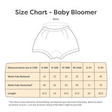 Basic Baby Bloomers Size Chart