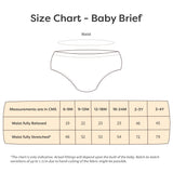 Basic Baby Brief Size Chart