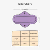 Period Underwear (Pink) Size Chart