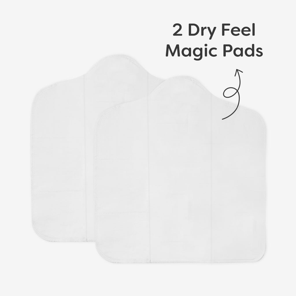 Newborn size Dry Feel Magic Pads Pack of 2 Diaper changing pad
