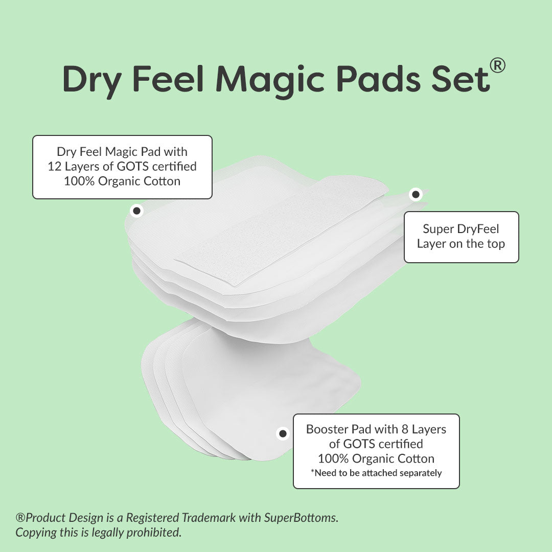 Dry Feel Magic Pads Set