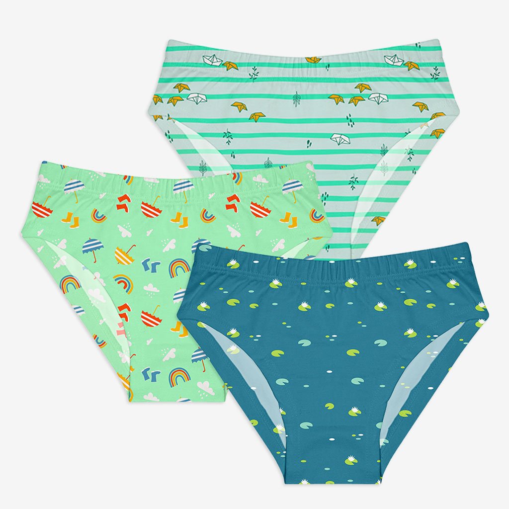 SuperBottoms Unisex Toddler Brief / Underwear 3-4 yrs-Finding Dino
