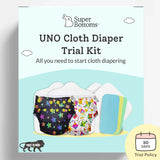 UNO Cloth Diaper Trial Kit with 2 Freesize UNO