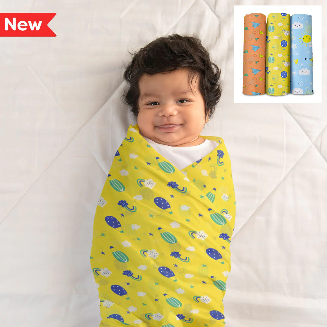 Swaddle wrap top for newborn