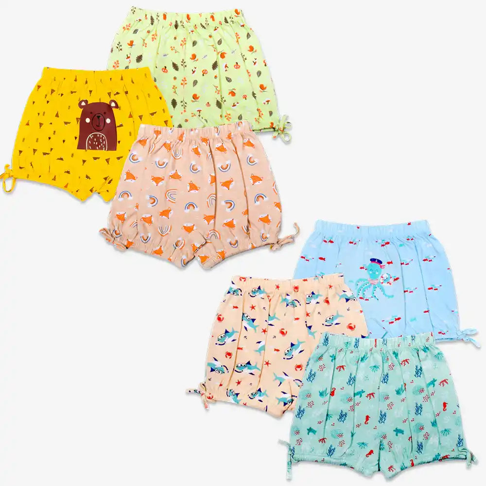  Bobuluo 4 Pack Little Girls Soft Cotton Underwear