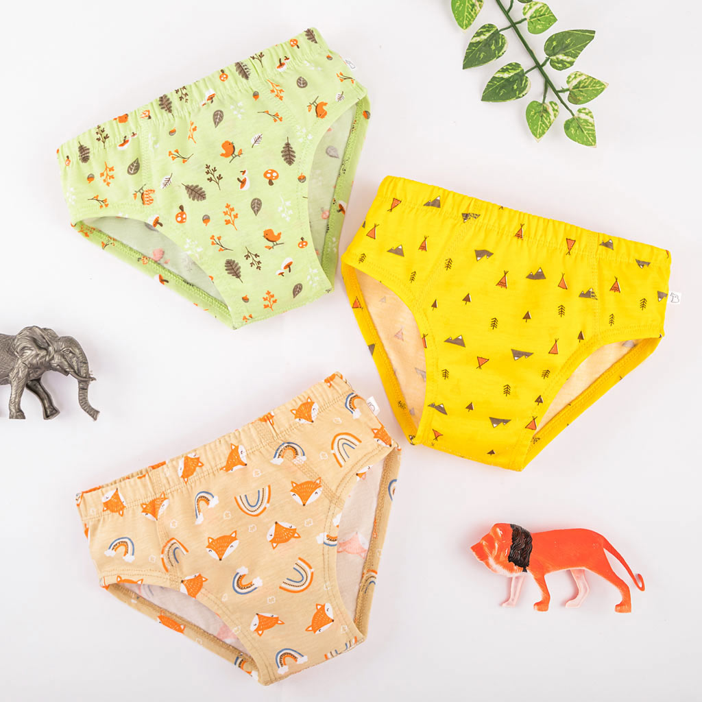 Buy SuperBottoms Kids Yellow Printed Panty for Boys Clothing Online @ Tata  CLiQ