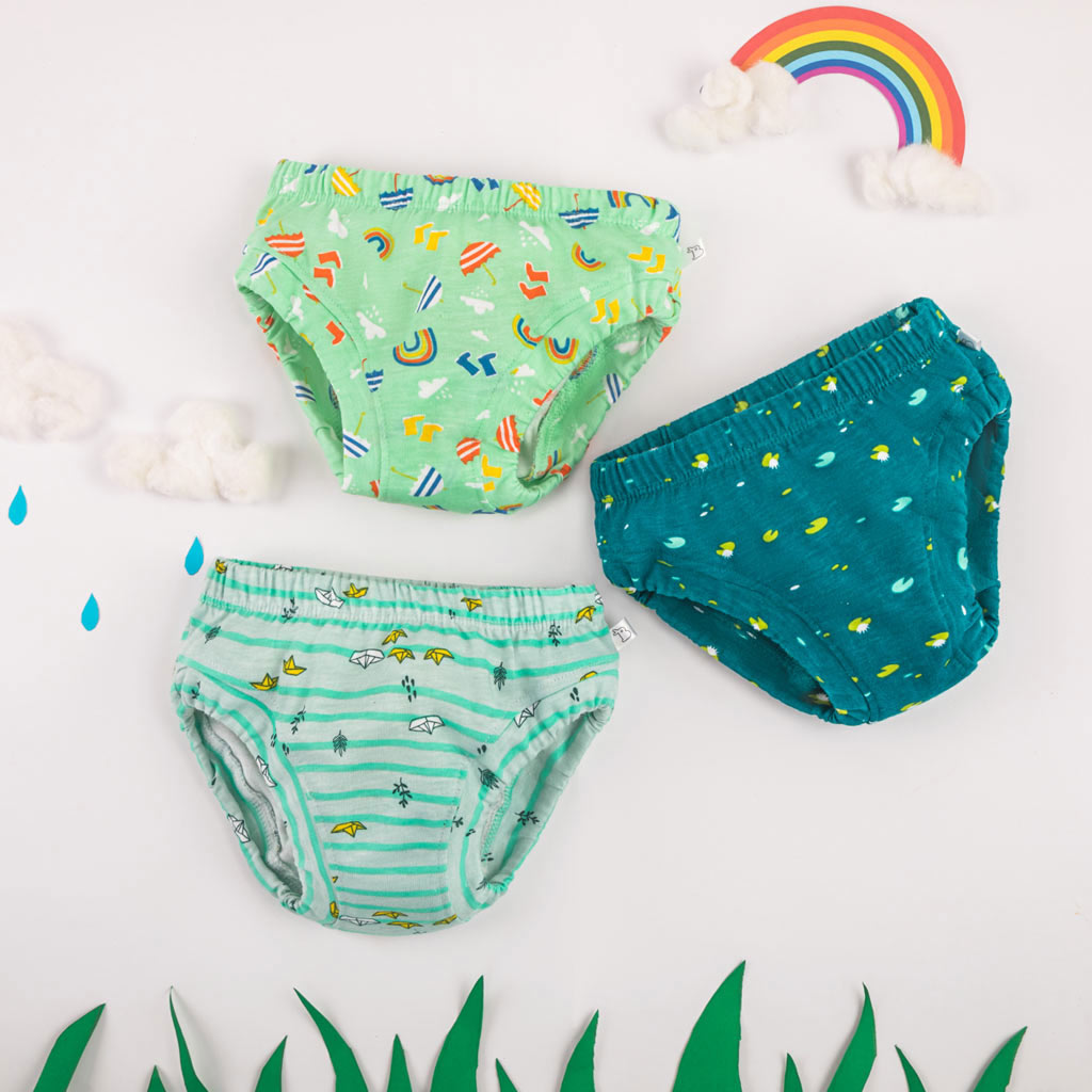 Unisex Toddler Briefs Pack of 3 (Choose Print & Size)