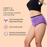 Lilac Period Underwear with Printed Elastic