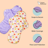 Flow Lock Cloth Pads for Period Underwear