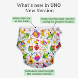 Coloured Skies Freesize UNO Cloth Diaper