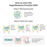Paw-sitively Happy Freesize UNO Cloth Diaper