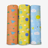 Fly High Swaddle Set - Pack of 3