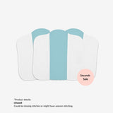 Pack of 3 Modal Dry Feel Main Pads (Newborn Size) with missing or loose stitching
