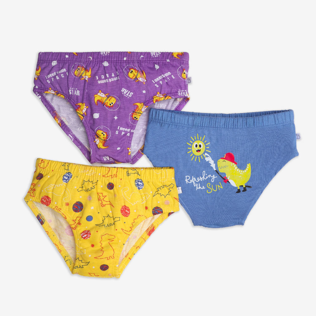 Young Boy Briefs 3 Pack (Finding Dino 2.0)