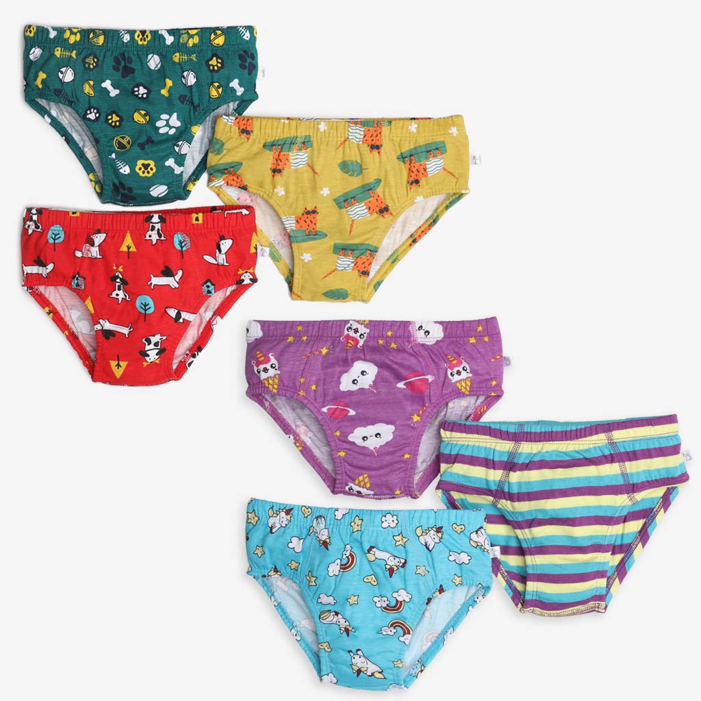 Super Soft Underwear Briefs for Baby Boy (4-8 Years)