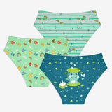 Young Girl Briefs -3 Pack (Rainy Poppins)