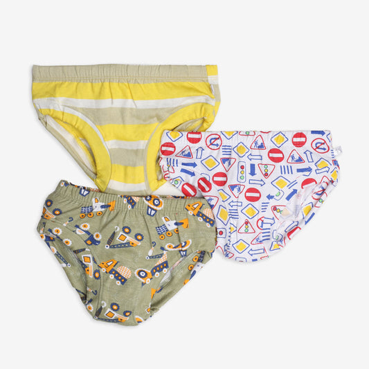  Boys Briefs Cotton Dinosaur Shark Baby Soft Toddler Training Underwear  Size 7/8yrs