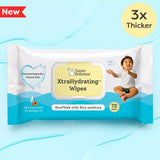 Dry Feel Swaddle Wrap (Ba Ba Sheep and Starry Skies) and FREE XtraHydrating™ Wipes - 72 pack
