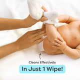 Booster Pad + 40 Wipes for Baby Cleaning